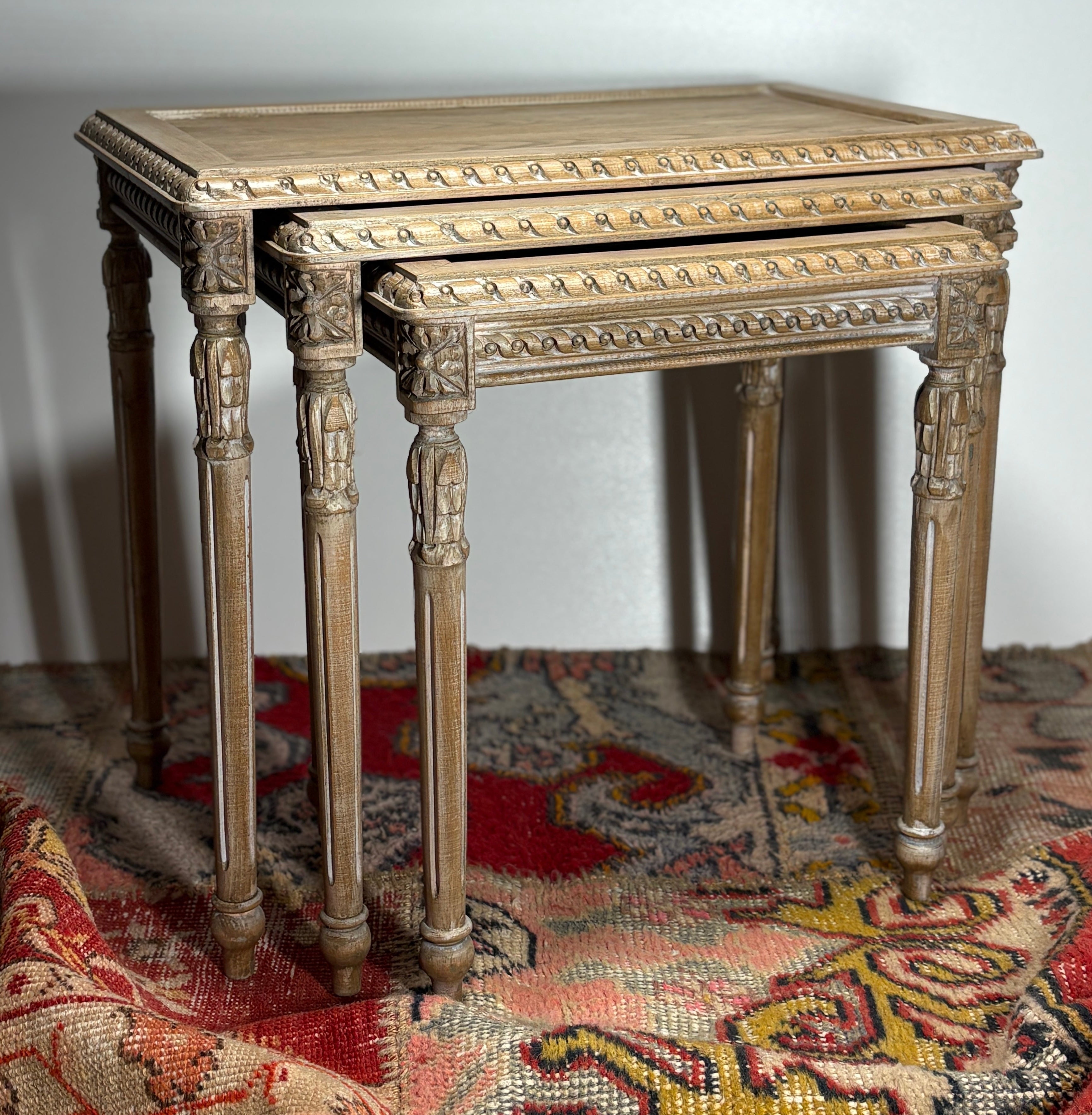 Zigon Sehpa Ahşap 3lü Luko